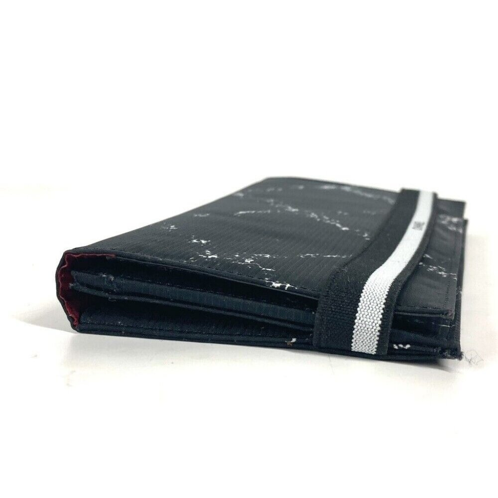 CHANEL Old travel line long wallet bifold Long Wallet Nylon Black - Picture 4 of 15